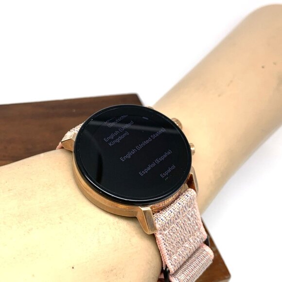 Movado Women's Watch 3660025 Connect 2.0 Rose Gold Pink Nylon Strap 40mm - Picture 6 of 13